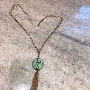 Chain is 15” on each side.